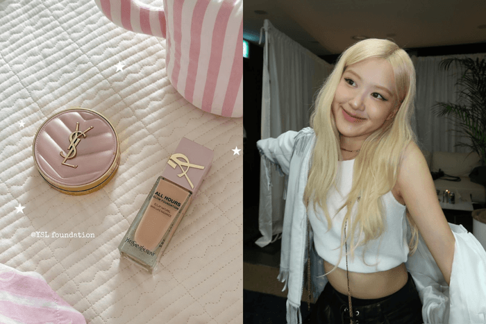 柔美的粉色瓶身:潤澤保濕+持久裸光感,YSL 為 Rosé 打造了最美的韓系底妝!