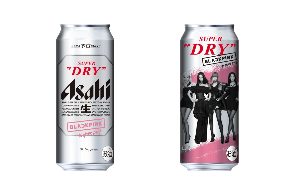 Asahi Super Dry x BLACKPINK「限量聯乘罐」9 月登陸香港，個人肖像版的發售時間！