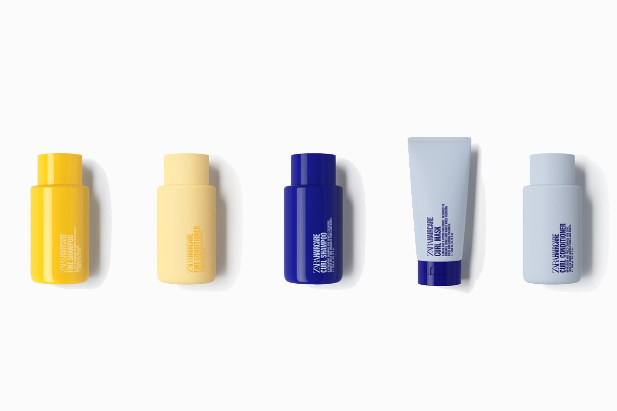 zara hair care release shampoo conditioner