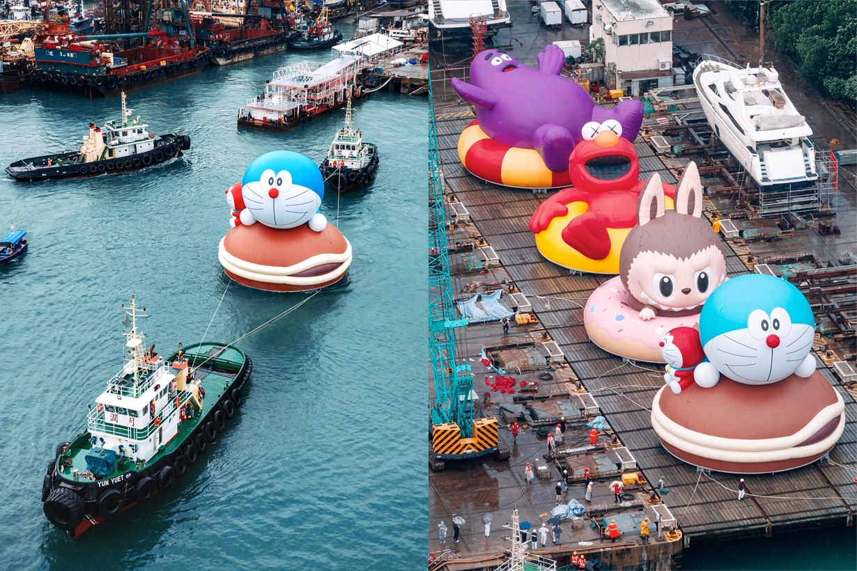 water parade AllRightsReserved kaws labubu doraemon Grimace elmo market highlight when where hong kong 2025