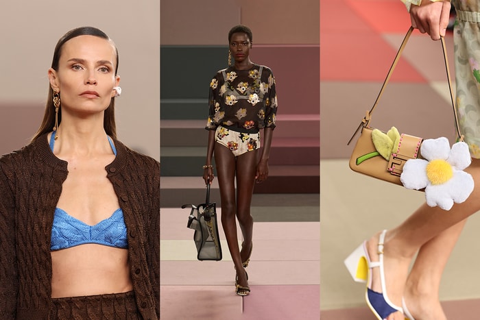 ＃MFW：從串珠手袋到無數花朵... ，筆記下 FENDI 2026 春夏大秀的關鍵字！
