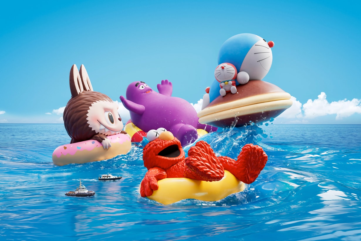 water parade AllRightsReserved kaws labubu doraemon Grimace elmo market highlight when where hong kong 2025