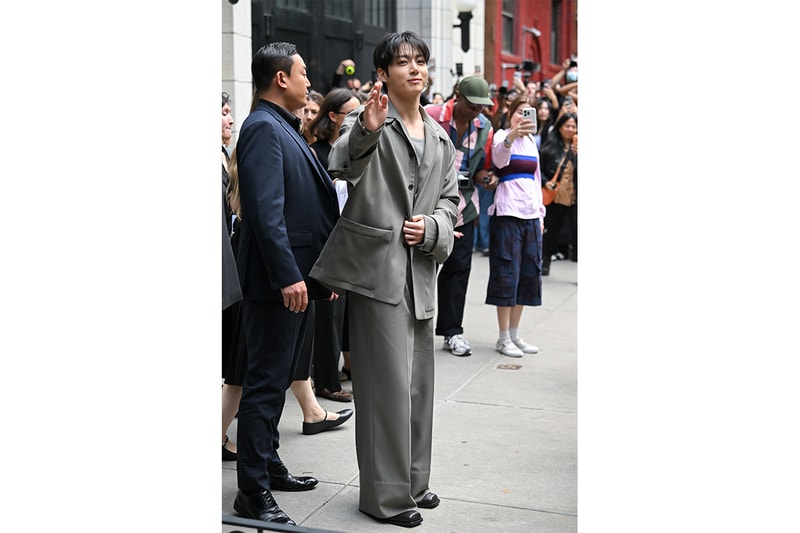 Jung Kook Calvin Klein new york show after party look