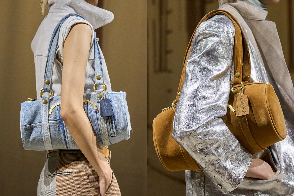 coach 2026 spring runway hightlight bag detail kisslock