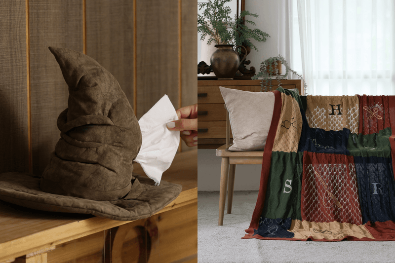 霍格華茲學院、分類帽、劫盜地圖變成了居家小物：Flight Mode x 哈利波特聯名新系列！