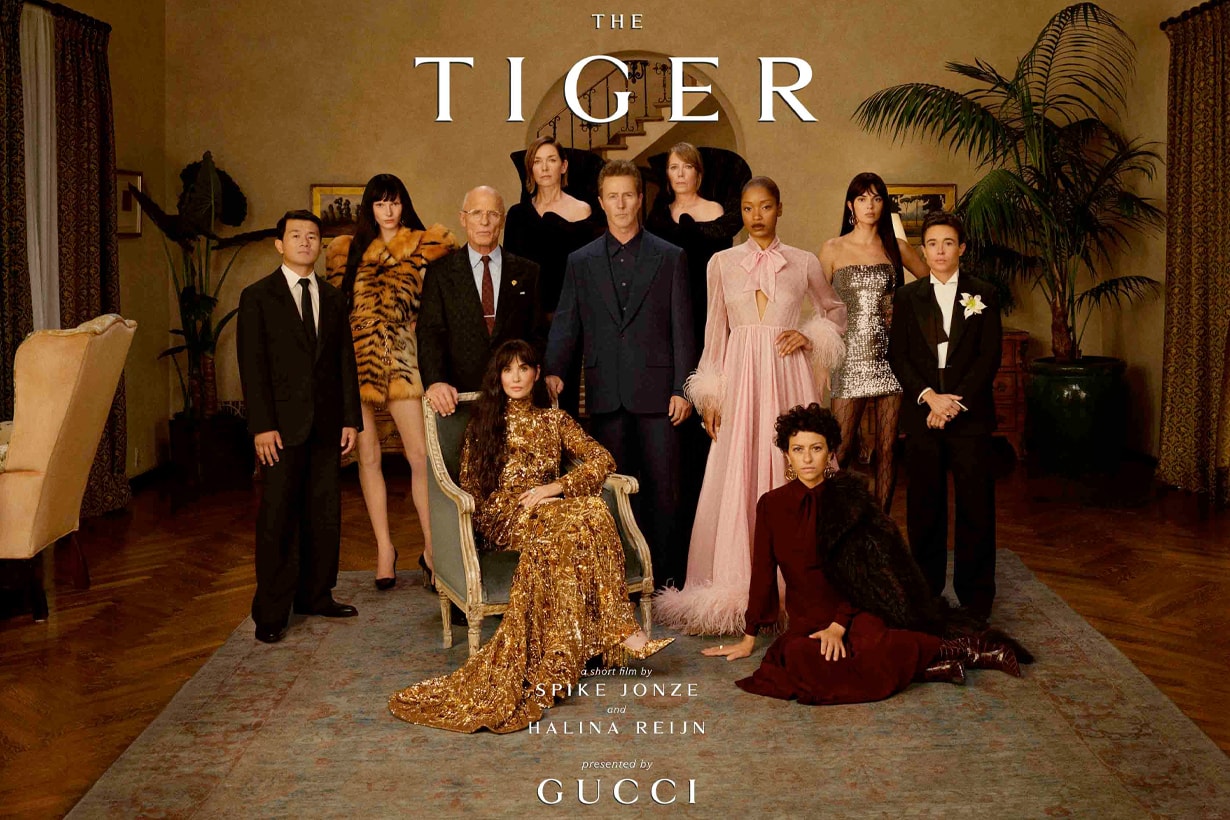 gucci demna collection tiger movie La Famiglia story behind highlight