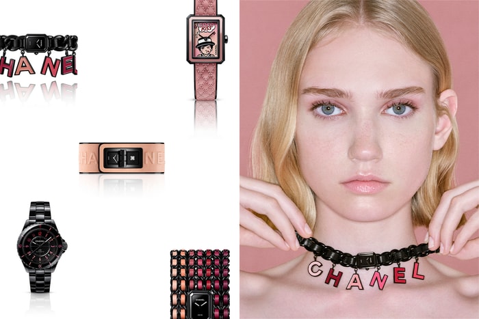 腕錶染起了紅暈:CHANEL 新腕錶 Blush 系列,「黑 + 粉」讓帥女生眼睛一亮!