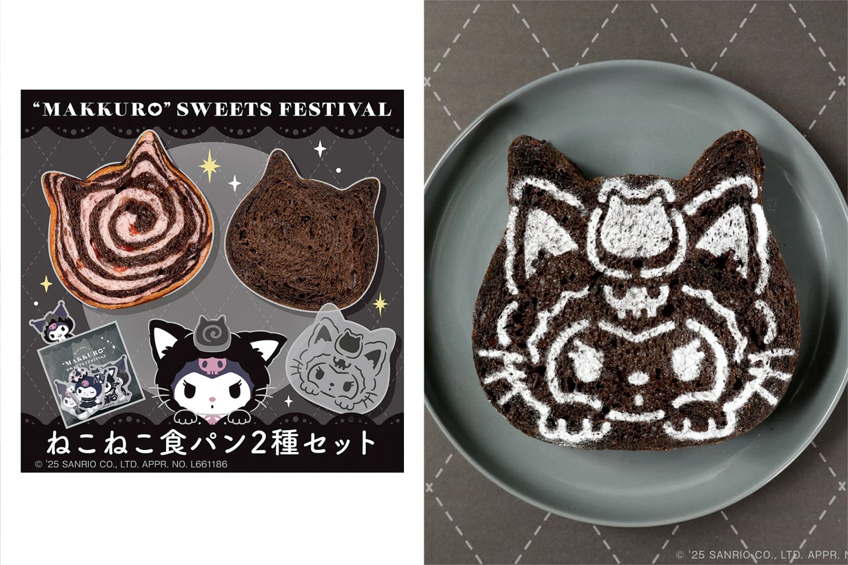 nekoneko shokupan kuromi my melody limited toast japan sweets