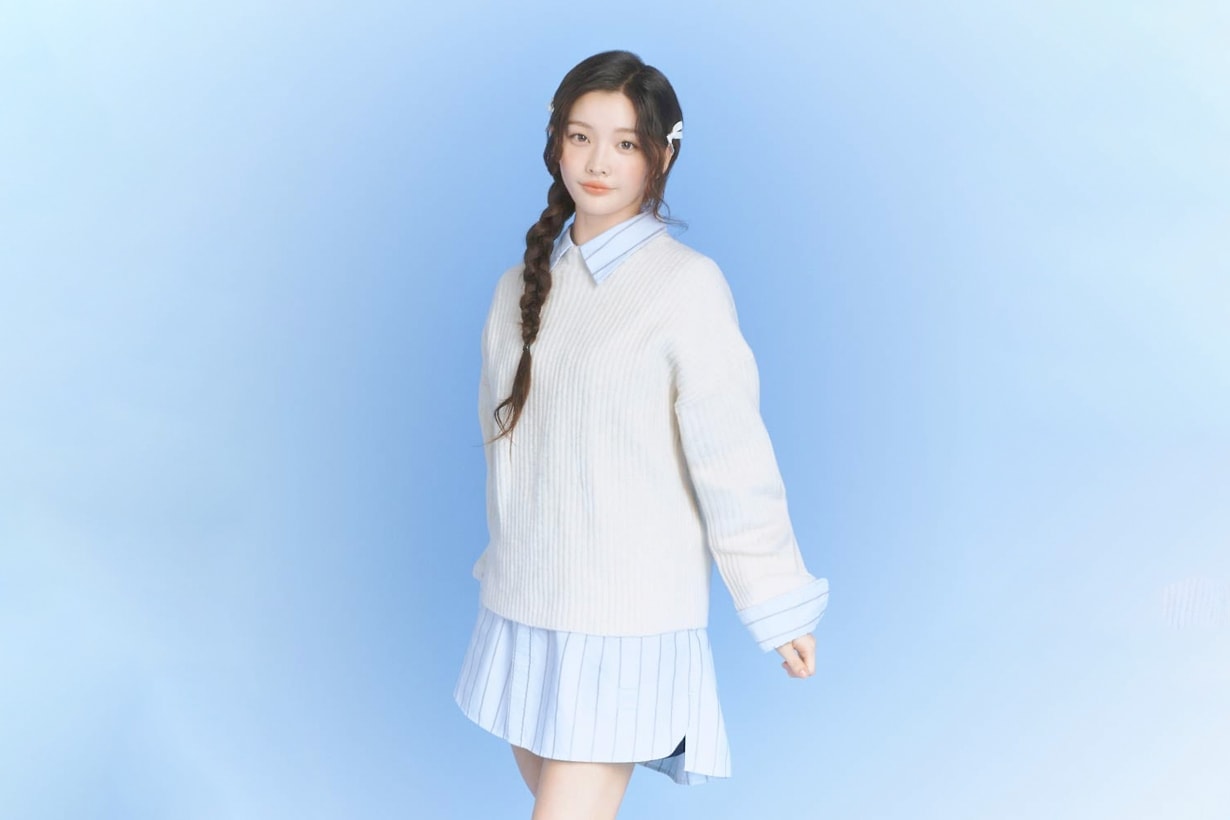 UNIQLO ILLIT Soufflé Yarn endorse announce kpop idol