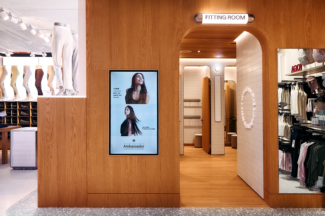 lululemon taipei 101 new re opening store