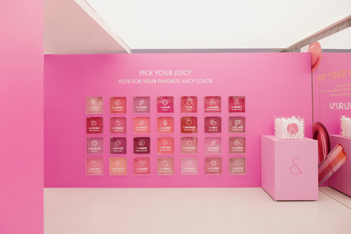 romand Korean Makeup Pop-up store Taipei