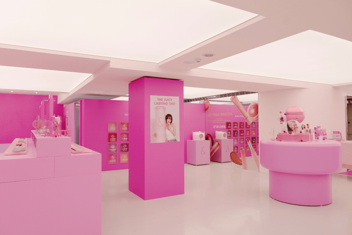 romand Korean Makeup Pop-up store Taipei