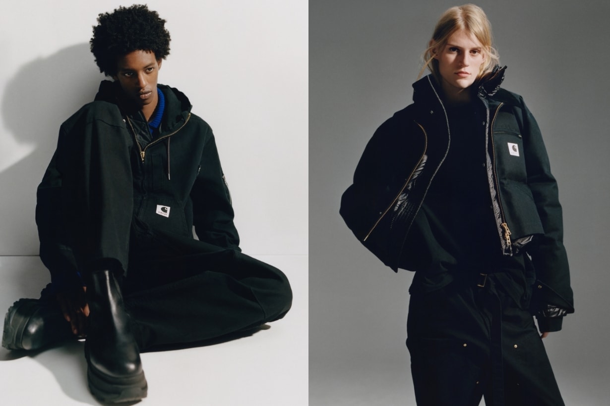 sacai x  Carhartt WIP 聯乘第三彈，型格女生搶著買！