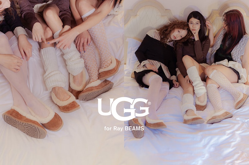 UGG x Ray Beams 獨家的毛絨芭蕾舞鞋 Zora Ballet，秋冬鞋櫃療癒小可愛！
