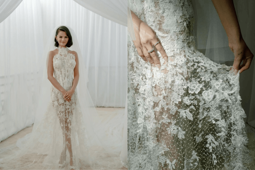 幸福新娘登場:Selena Gomez 曬出超甜婚紗照,藏在絕美禮服裡的小巧思太浪漫!