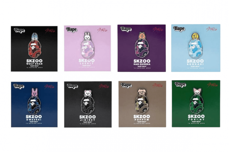 成員動物角色變得超呆萌：BAPE X Stray Kids 聯名終於要開賣了，STAY 準備這天入手！