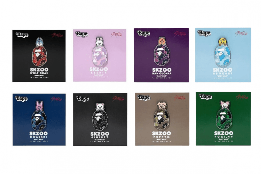 成員動物角色變得超呆萌:BAPE X Stray Kids 聯名終於要開賣了,STAY 準備這天入手!