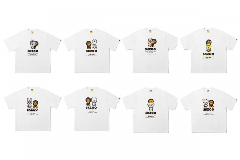 成員動物角色變得超呆萌:BAPE X Stray Kids 聯名終於要開賣了,STAY 準備這天入手!
