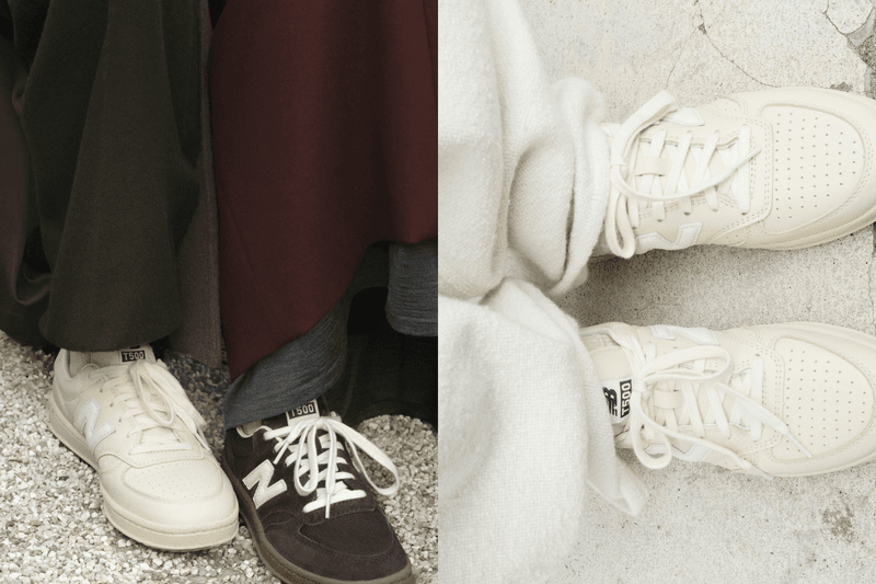 AURALEE x New Balance T500 sneaker release info