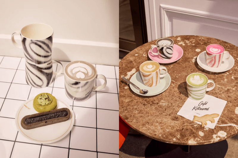 Cafe Kitsune x Iittala collection Teema mugs 