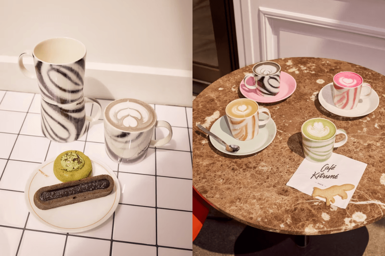 Cafe Kitsune x Iittala collection Teema mugs