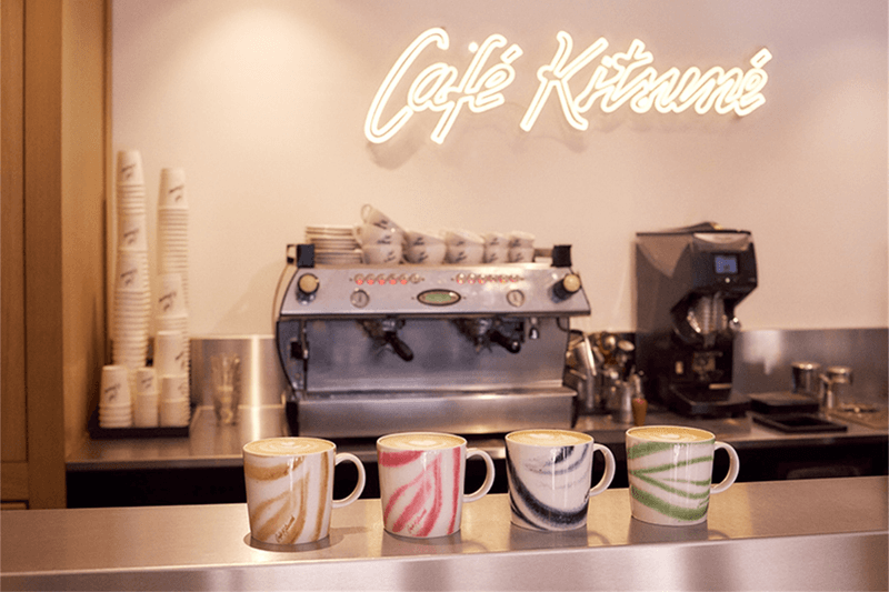 Cafe Kitsune x Iittala collection Teema mugs 