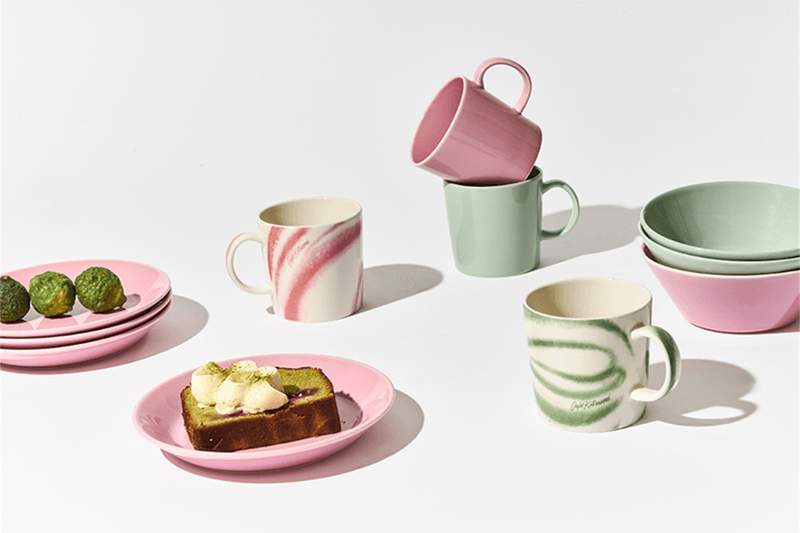 Cafe Kitsune x Iittala collection Teema mugs 