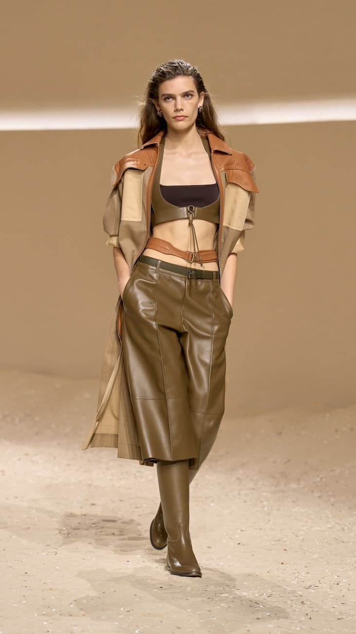 Hermès scarf tips 2026 spring summer pfw how to