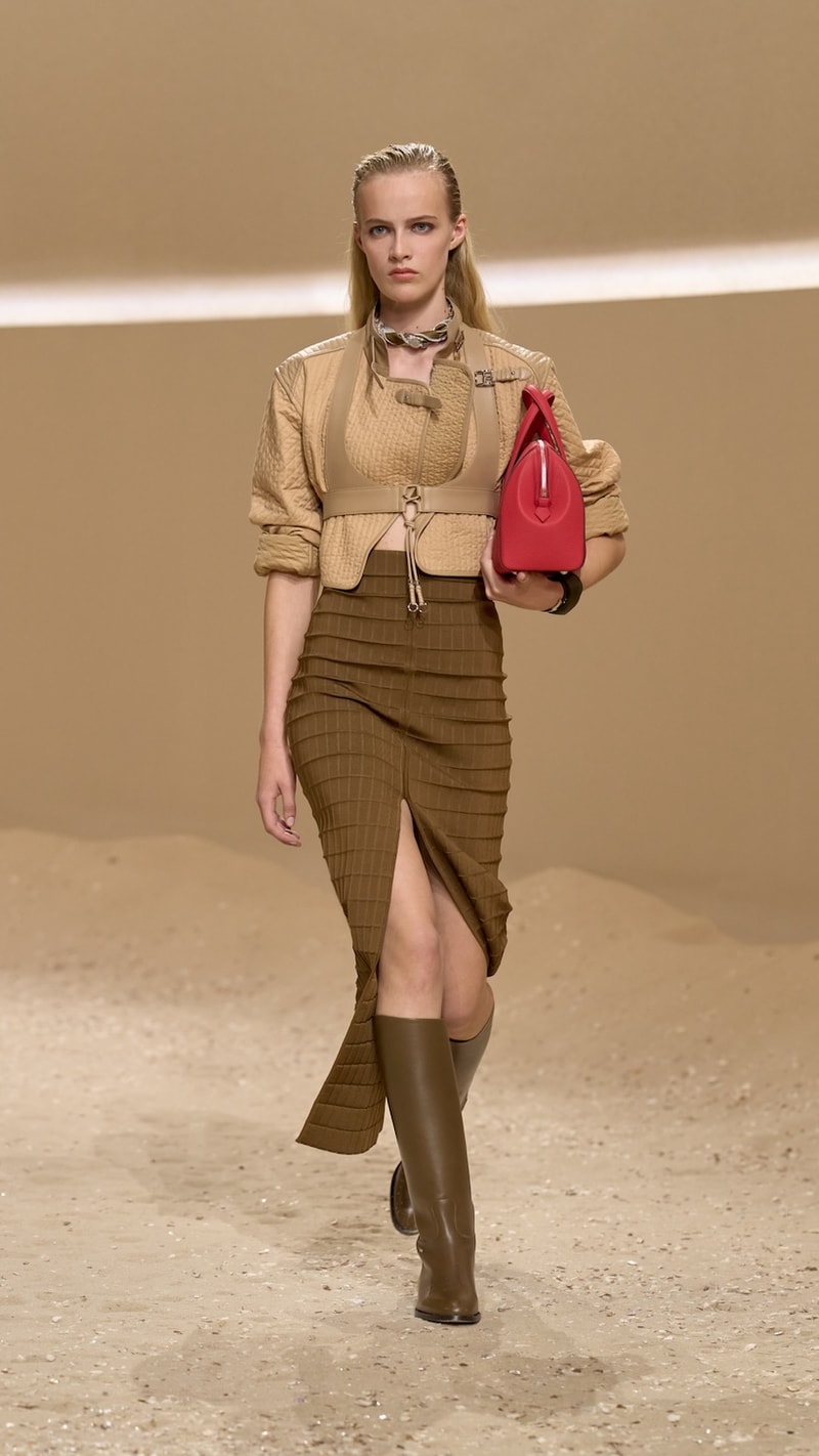 Hermès scarf tips 2026 spring summer pfw how to