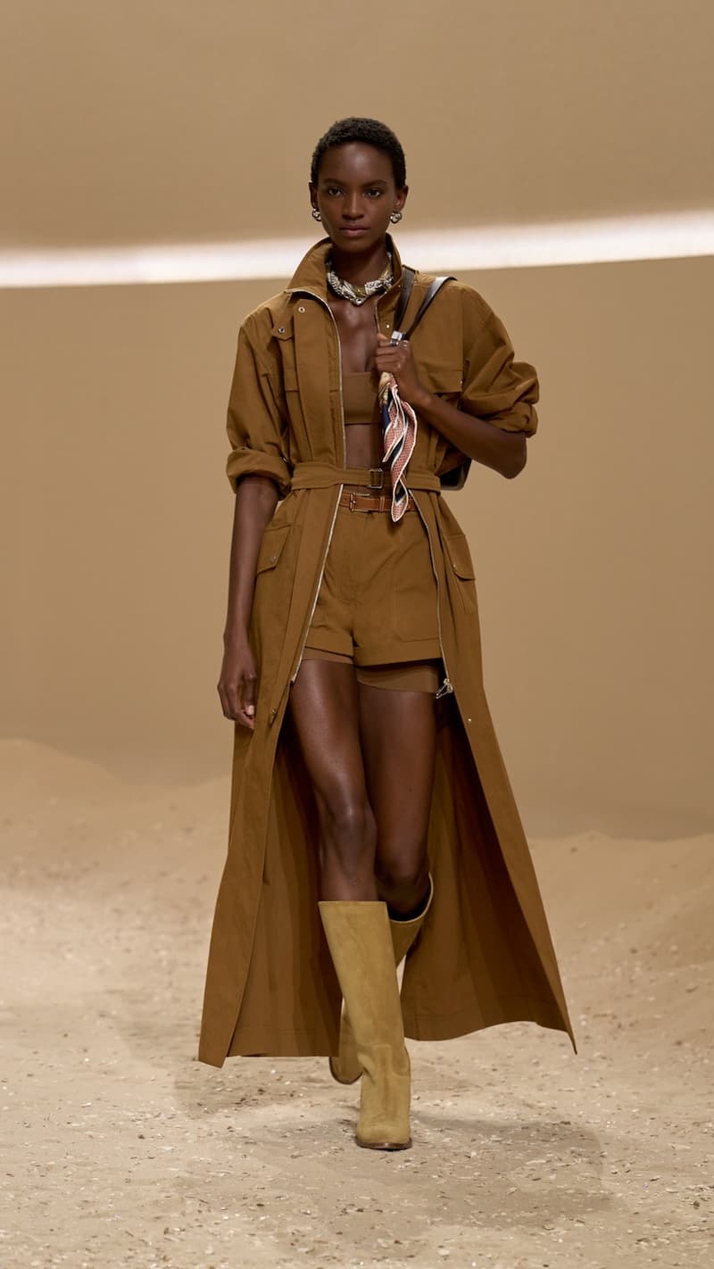 Hermès scarf tips 2026 spring summer pfw how to