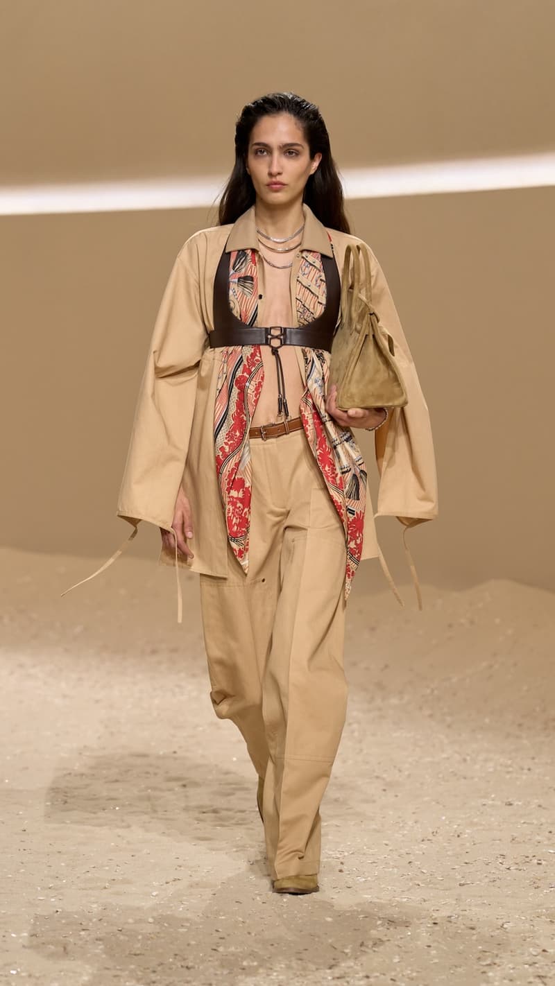 Hermès scarf tips 2026 spring summer pfw how to
