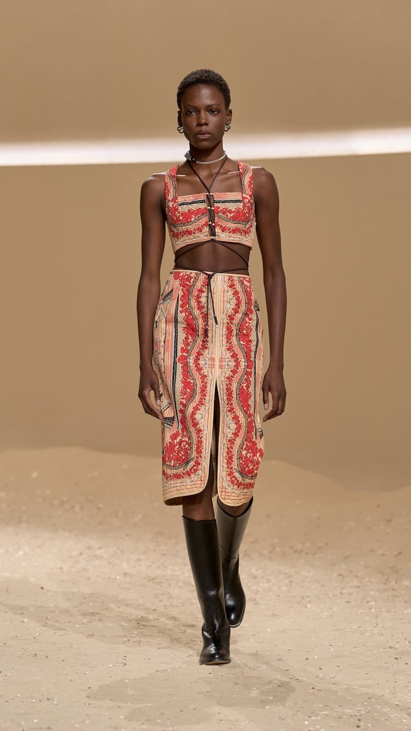 Hermès scarf tips 2026 spring summer pfw how to