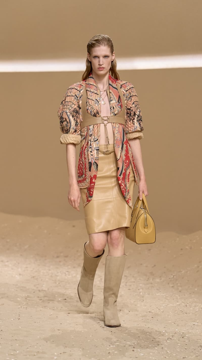 Hermès scarf tips 2026 spring summer pfw how to