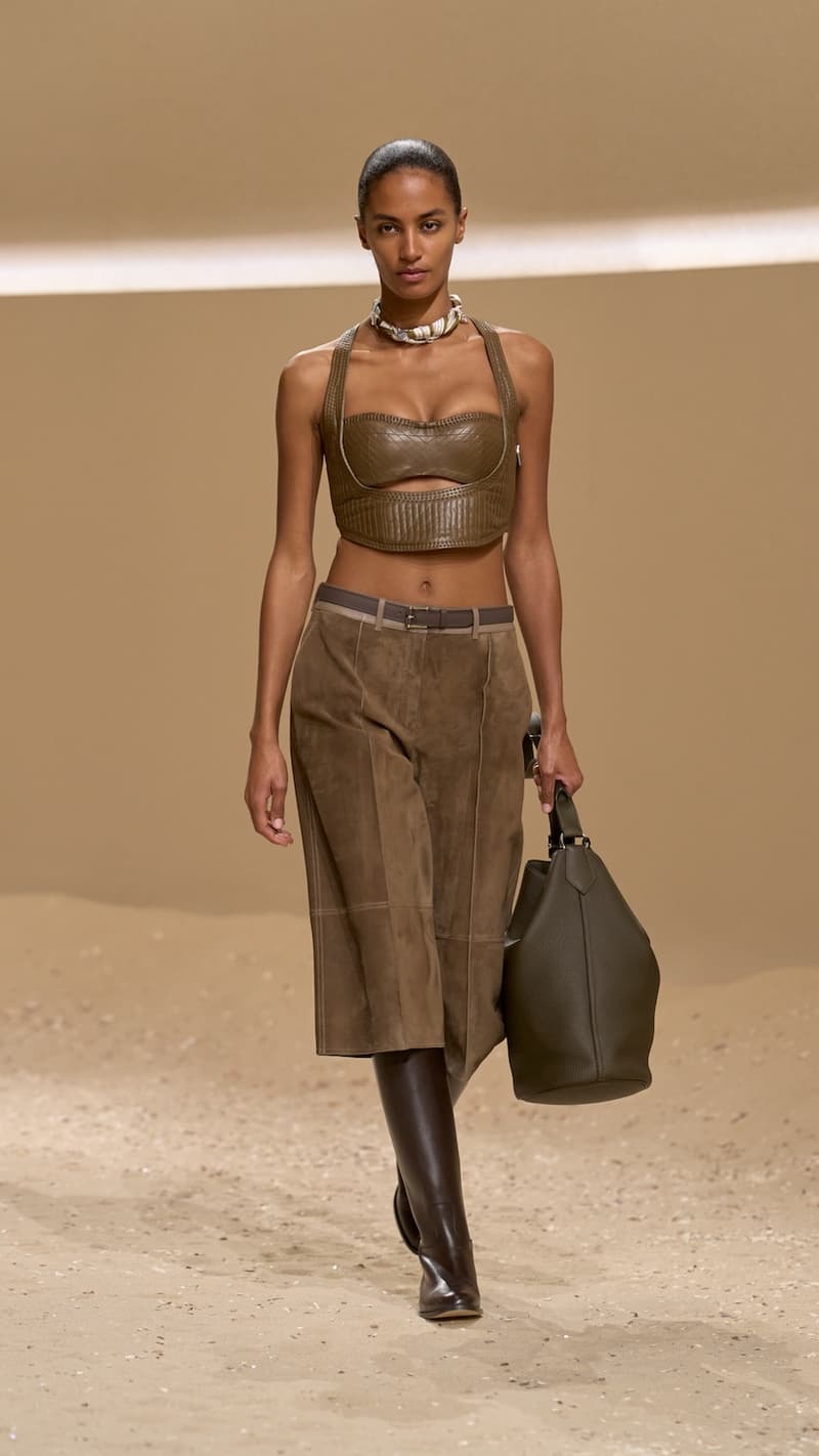 Hermès scarf tips 2026 spring summer pfw how to