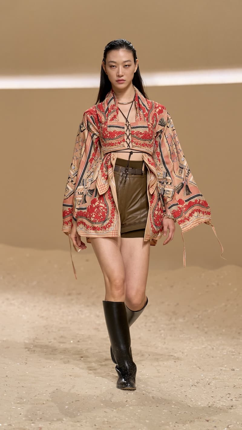 Hermès scarf tips 2026 spring summer pfw how to