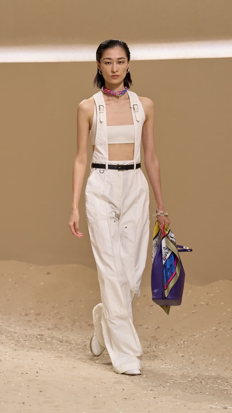 Hermès scarf tips 2026 spring summer pfw how to