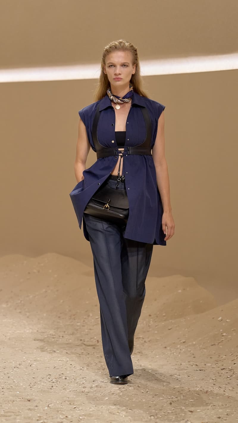Hermès scarf tips 2026 spring summer pfw how to