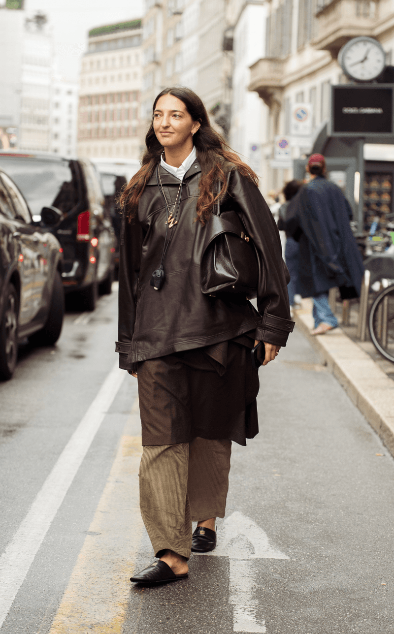 MFW milan fashion week Streetsnaps Spring Summer 2026 1