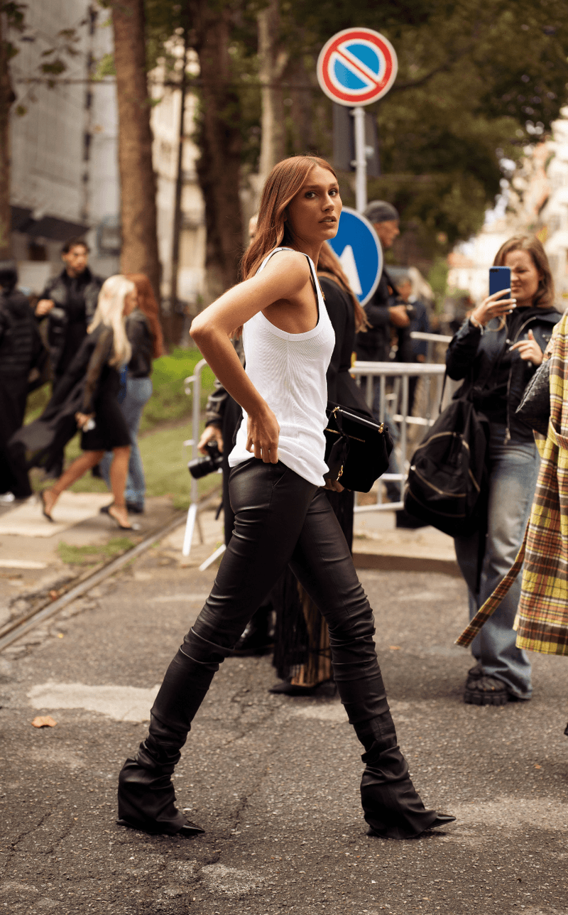 MFW milan fashion week Streetsnaps Spring Summer 2026 1