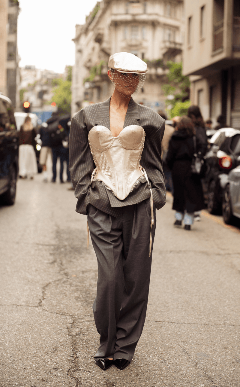 MFW milan fashion week Streetsnaps Spring Summer 2026 1