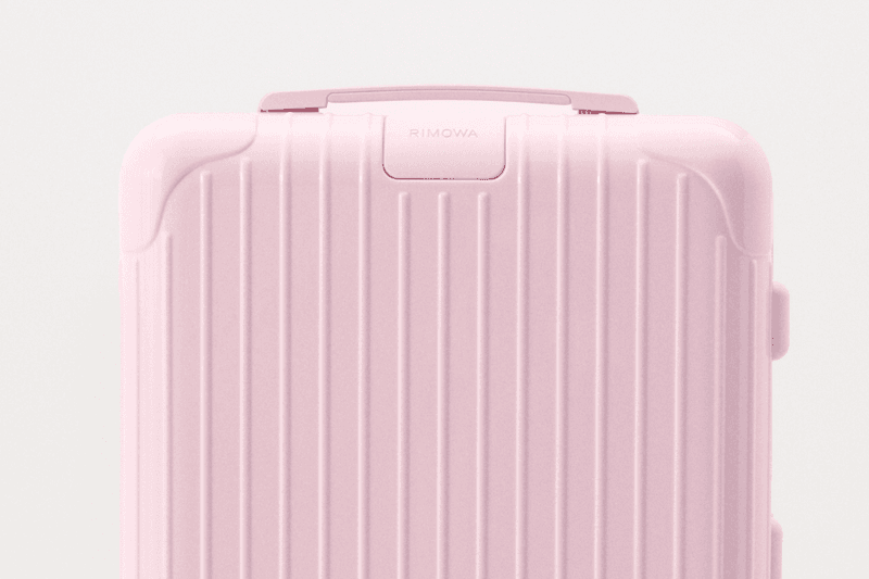 RIMOWA Ballerina Pink Essential Cabin Check-In L Trunk Plus release info