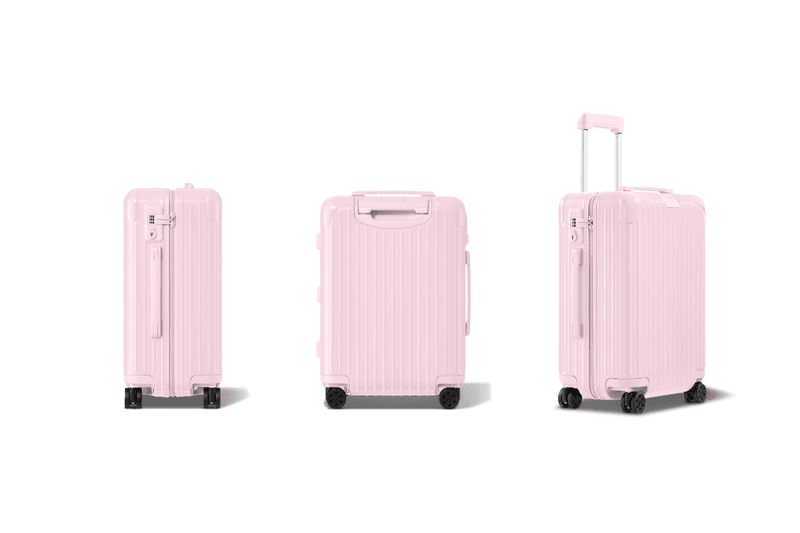 RIMOWA Ballerina Pink Essential Cabin Check-In L Trunk Plus release info