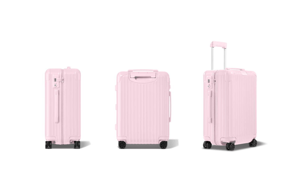 RIMOWA Ballerina Pink Essential Cabin Check-In L Trunk Plus release info