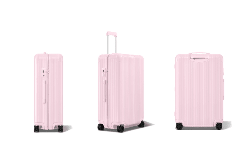RIMOWA Ballerina Pink Essential Cabin Check-In L Trunk Plus release info