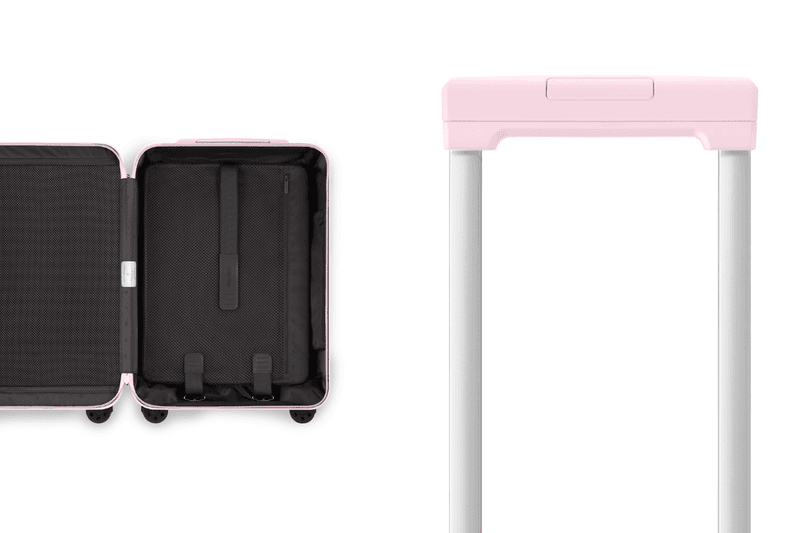 RIMOWA Ballerina Pink Essential Cabin Check-In L Trunk Plus release info