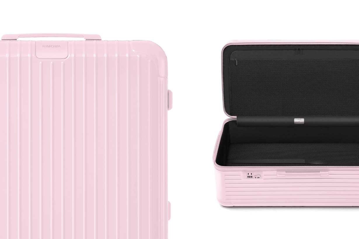RIMOWA Ballerina Pink Essential Cabin Check-In L Trunk Plus release info