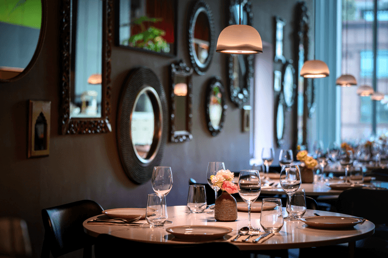 Summer Flowers Dining Room Daan Taipei Taiwan