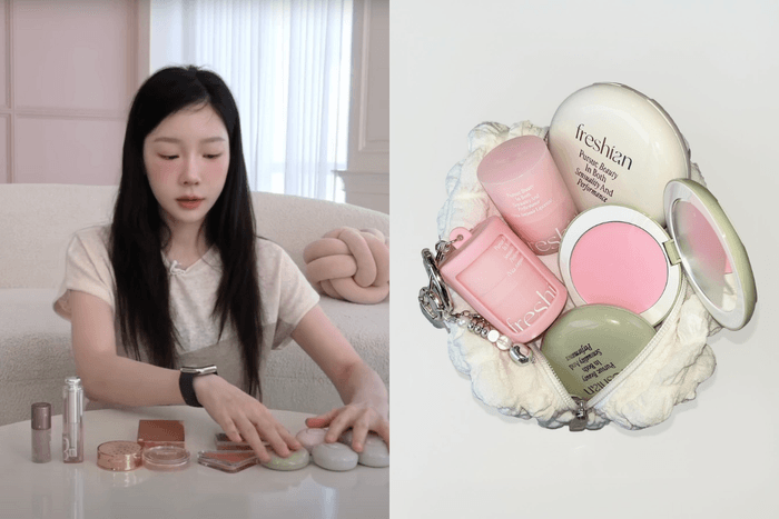 偷偷筆記太妍的化妝包愛用品:freshian、Peripera、Dior、clio ... 9+ 腮紅每款都很燒!