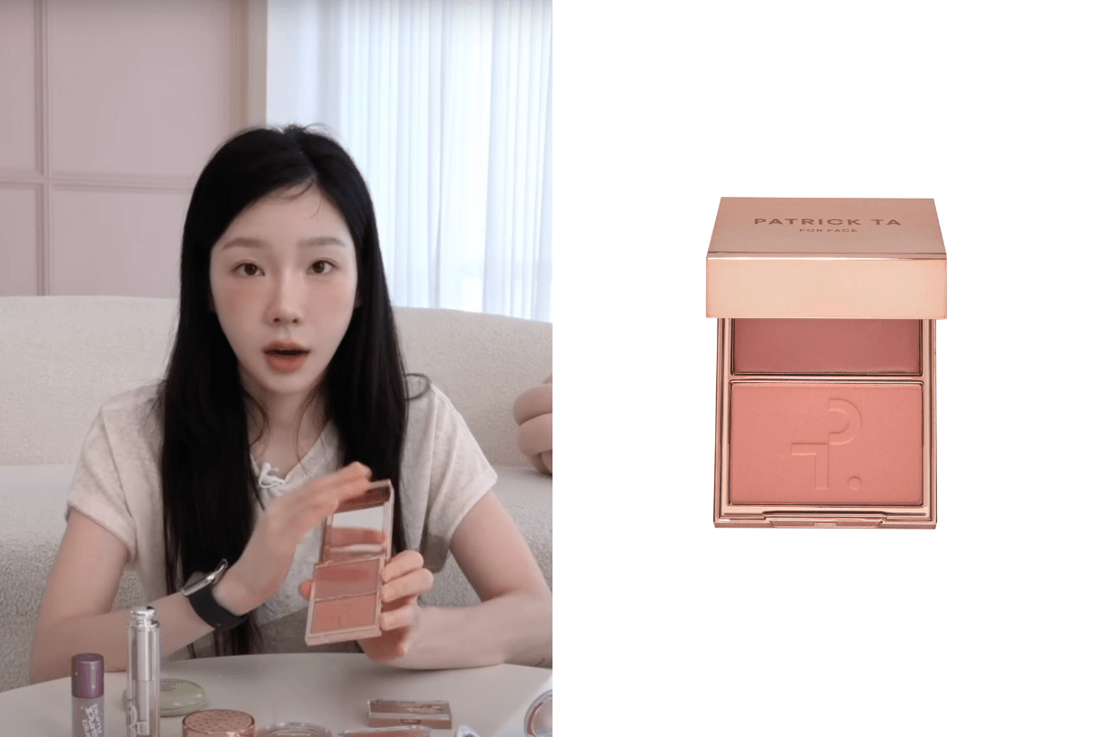 TAEYEON youtube makeup unboxing Cheek Blush
