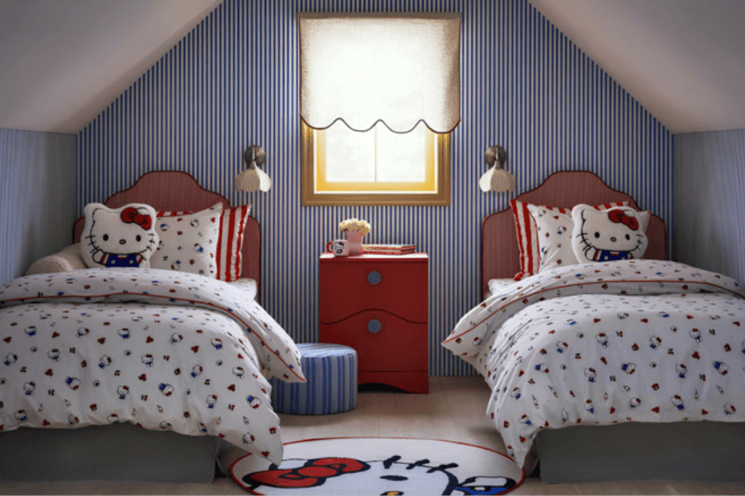 一秒變 Hello Kitty 主題屋:H&M Home 聯名系列限量開賣,超萌拖鞋、地毯、靠枕...讓你家瞬間療癒滿分!